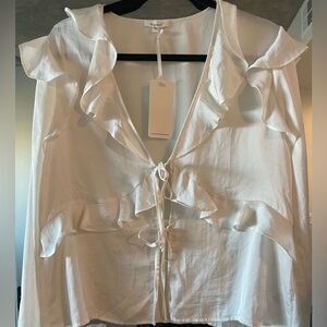 Pleione Cream Blouse